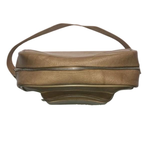 American Tourister Vintage 1960's Soft Shell Light Tan Retro Travel Bag RARE - Picture 12 of 16